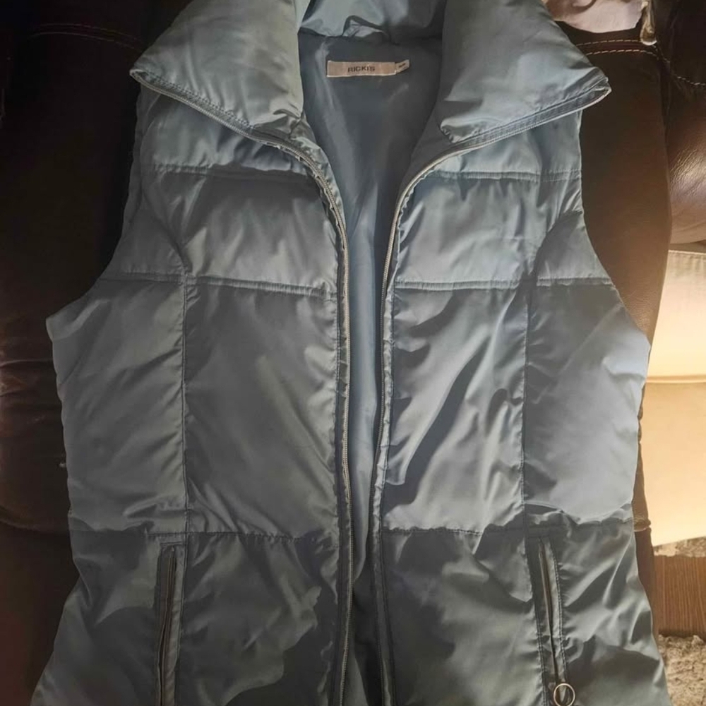 Ricki's Light Blue Quilted Vest